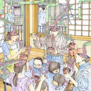 駕籠真太郎の個展「奇想大全2026」が明日から、カラーアート＆“実験マンガ”集を先行販売