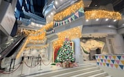 ちいかわパークのクリスマス装飾