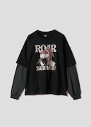 「吼えろ『蛇尾丸』｜レイヤードビッグシルエット長袖Tシャツ」