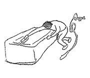 浅野忠信作のLINEスタンプ「『日常』」。