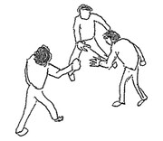 浅野忠信作のLINEスタンプ「『日常』」。