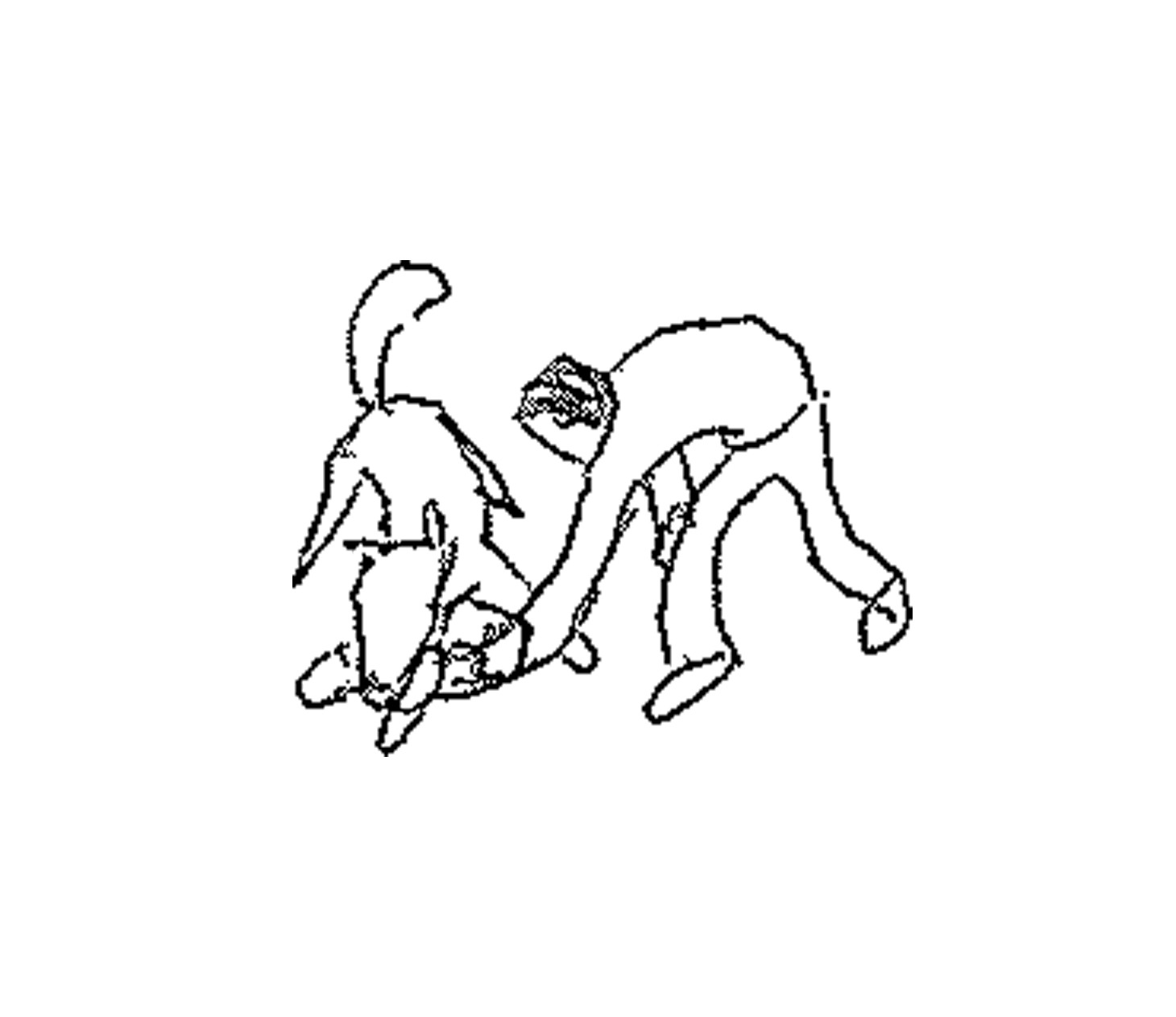浅野忠信作のLINEスタンプ「『日常』」。