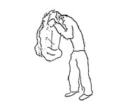 浅野忠信作のLINEスタンプ「『日常』」。