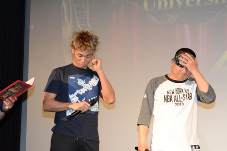 涙を隠せないRG。