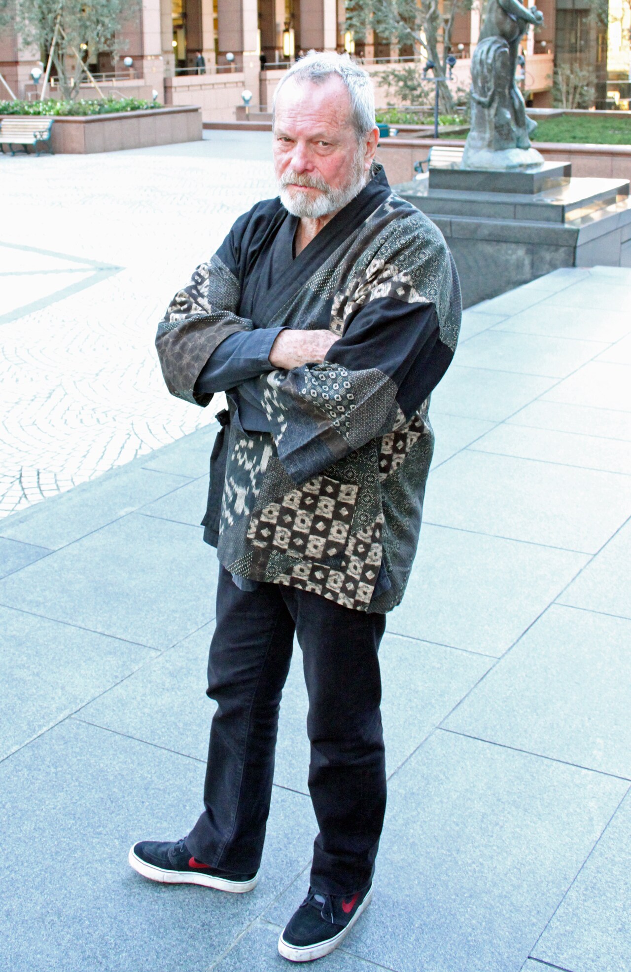 2015年3月に来日した際のテリー・ギリアム。