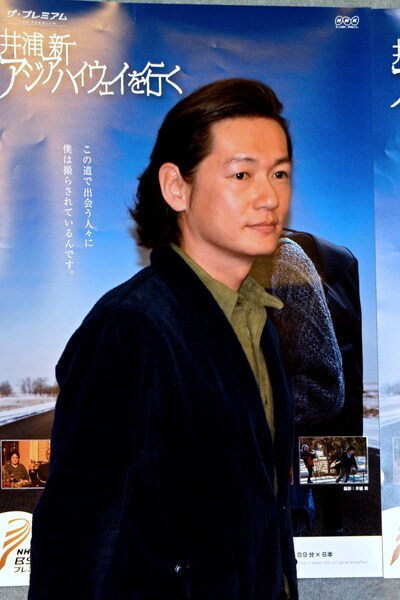 3月31日に東京・NHK放送センターで行われた会見にて。