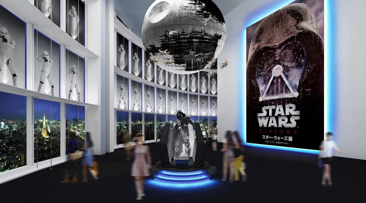 スターウォーズ　ダースベイダー　天野喜孝「Vader」 Vader》天野喜孝 - 「スター・ウォーズ」企画展にシド・ミード、天野