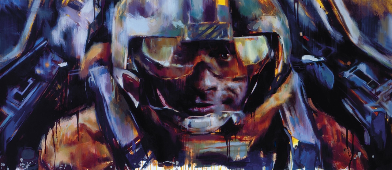 《Luke Skywalker in Cockpit》Jerome Lagarrigue