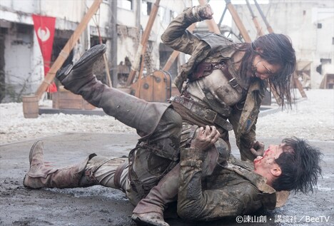 「進撃の巨人 ATTACK ON TITAN 反撃の狼煙」 (c)諫山創・講談社/BeeTV