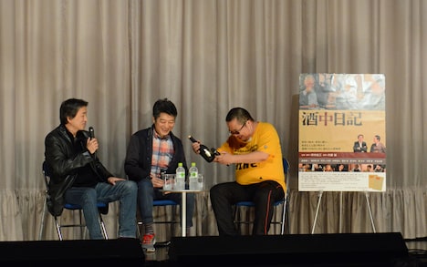 左から坪内祐三、亀和田武、杉作J太郎。