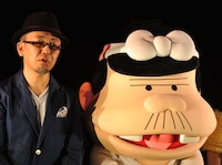 FROGMAN監督とバカボンのパパ。