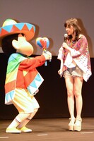 しんちゃんから指原に、「どうやったらメキシコでイケてる坊主（IKB）のセンターになれる？」と質問が。