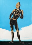 《ネクストF案》1992-95年　水彩・紙　個人蔵