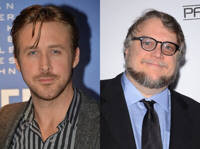 左からライアン・ゴズリング、ギレルモ・デル・トロ。（写真提供：TIBOUL / MAXPPP / ゼータ イメージ、Birdie Thompson / AdMedia / Newscom / ゼータ イメージ）