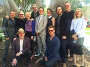 現地時間4月11日にロバート・ダウニー・Jr.がツイッター上で公開した、プロモーションツアー中の集合写真。（写真提供：PLANET PHOTOS / ゼータ イメージ）