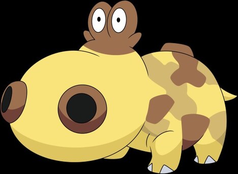 ヒポポタス (c)Nintendo・Creatures・GAME FREAK・TV Tokyo・ShoPro・JR Kikaku (c)Pokémon(c)2015 ピカチュウプロジェクト