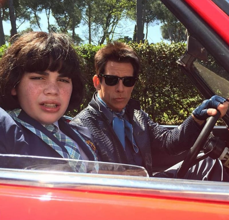 ベン・スティラーがInstagram上に公開したサイラス・アーノルドとの写真。（写真提供：PLANET PHOTOS / ゼータ イメージ）