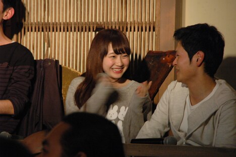 左からトークで魔性っぷりが明らかにされた金子理江、切田亮介。