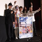「あっちゃん」舞台挨拶、初日はピエロ、2日目はエプロン姿で赤字を嘆く