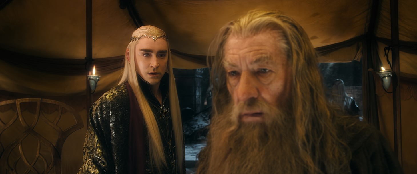 「ホビット 決戦のゆくえ」のワンシーン。(c)2014 METRO-GOLDWYN-MAYER PICTURES INC. AND WARNER BROS. ENTERTAINMENT INC.
