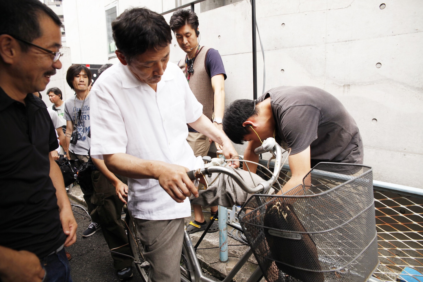 メイキングシーン (c)2015 安倍夜郎・小学館 / 映画「深夜食堂」製作委員会