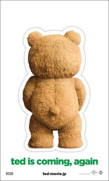 クマのお尻で携帯を拭こう！「テッド2」モフモフ後ろ姿の前売り特典