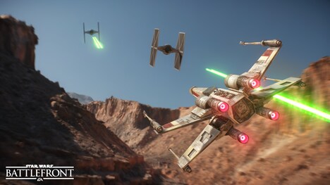 「Star Wars バトルフロント」のワンシーン (c)EA Japan. All Rights Reserved