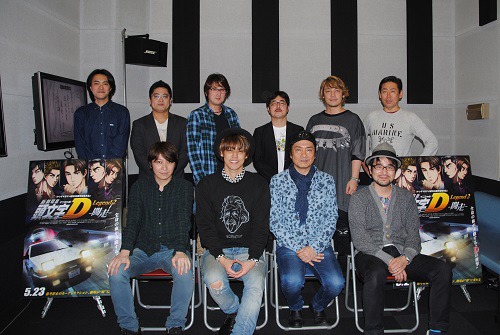 「新劇場版「頭文字D」Legend2-闘走-」アフレコオフィシャルスチール (c)しげの秀一/講談社・2015新劇場版「頭文字D」L2製作委員会