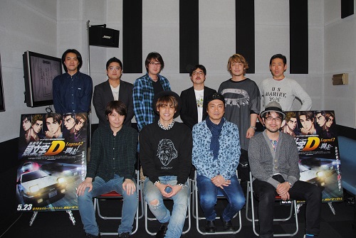 「新劇場版「頭文字D」Legend2-闘走-」アフレコオフィシャルスチール (c)しげの秀一/講談社・2015新劇場版「頭文字D」L2製作委員会