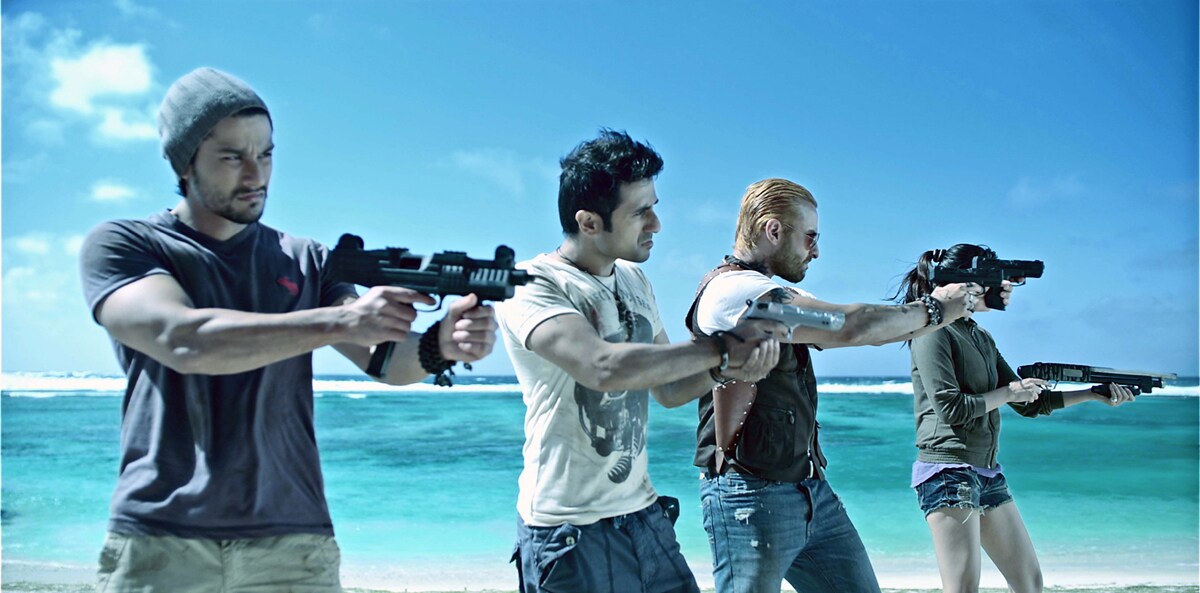 「インド・オブ・ザ・デッド」のワンシーン。(c)Eros International Ltd 2013