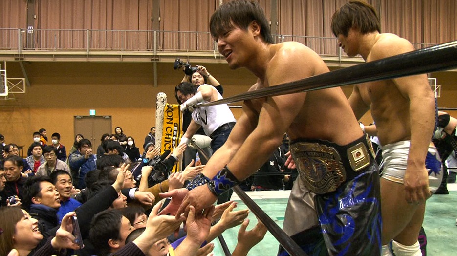 「劇場版プロレスキャノンボール2014」のワンシーン。(c)DDTプロレスリング