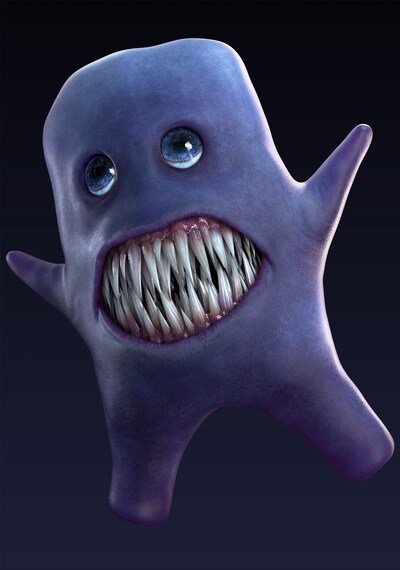 新キャラクターのフワッティー。(c)2015 noprops・黒田研二 /「青鬼 ver.2.0」製作委員会