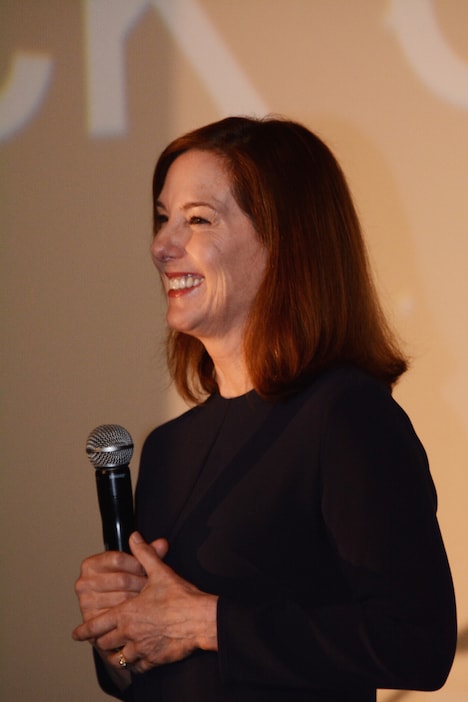 「スター・ウォーズ／フォースの覚醒」のプロデューサーを務めるキャスリーン・ケネディ。