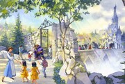 東京ディズニーランドのファンタジーランド「美女と野獣」をテーマとした新エリアの構想。(c)Disney