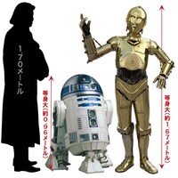 C-3PO＆R2-D2の製品イメージ。(c)＆TM Lucasfilm Ltd.