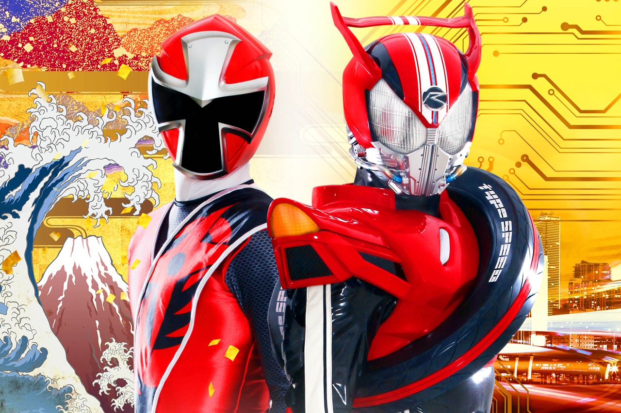 「劇場版 仮面ライダードライブ サプライズ・フューチャー」「手裏剣戦隊ニンニンジャー THE MOVIE（仮）」メインビジュアル 劇場版「ドライブ・ニンニンジャー」製作委員会 (c)石森プロ・テレビ朝日・ADK・東映 (c)2015 テレビ朝日・東映AG・東映