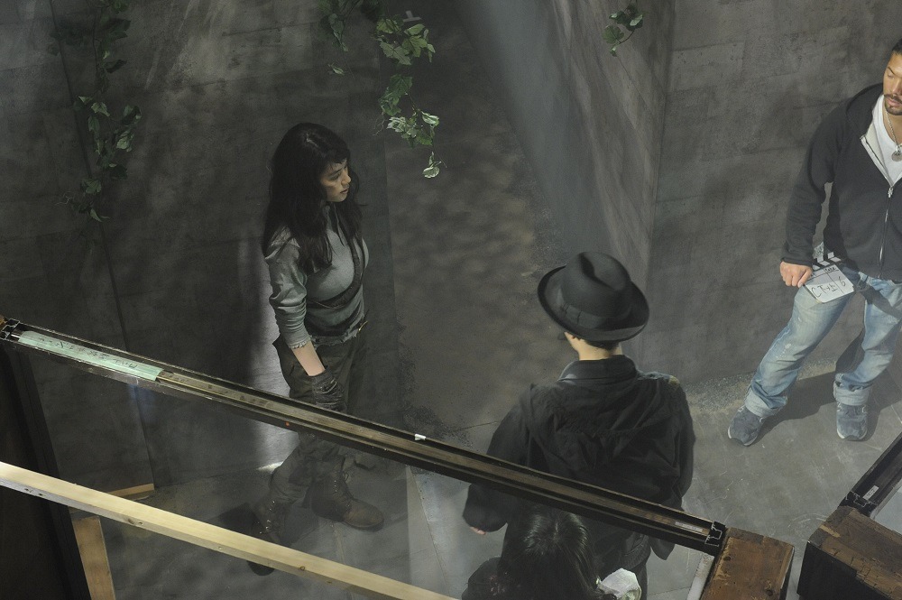「メイズ・ランナー」渋谷迷路企画メイキングカット。(c) 2014 Twentieth Century Fox Film