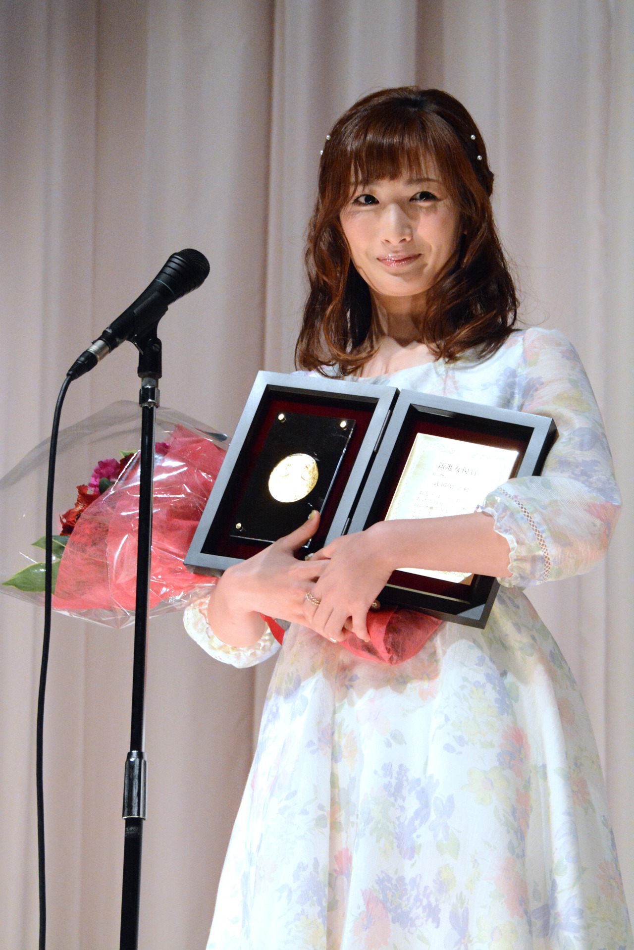 新進女優賞の武田梨奈。