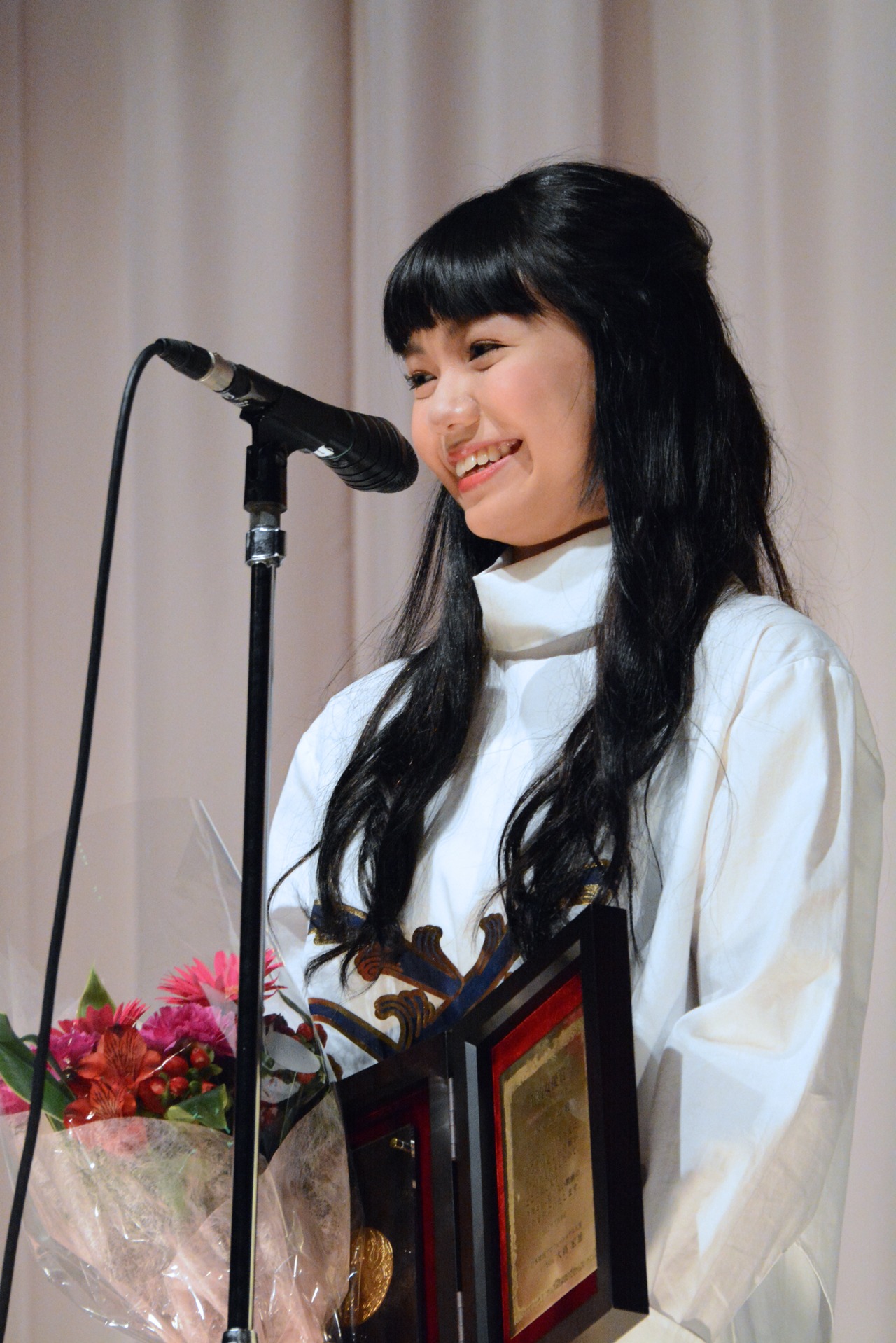 主演女優賞の二階堂ふみ。