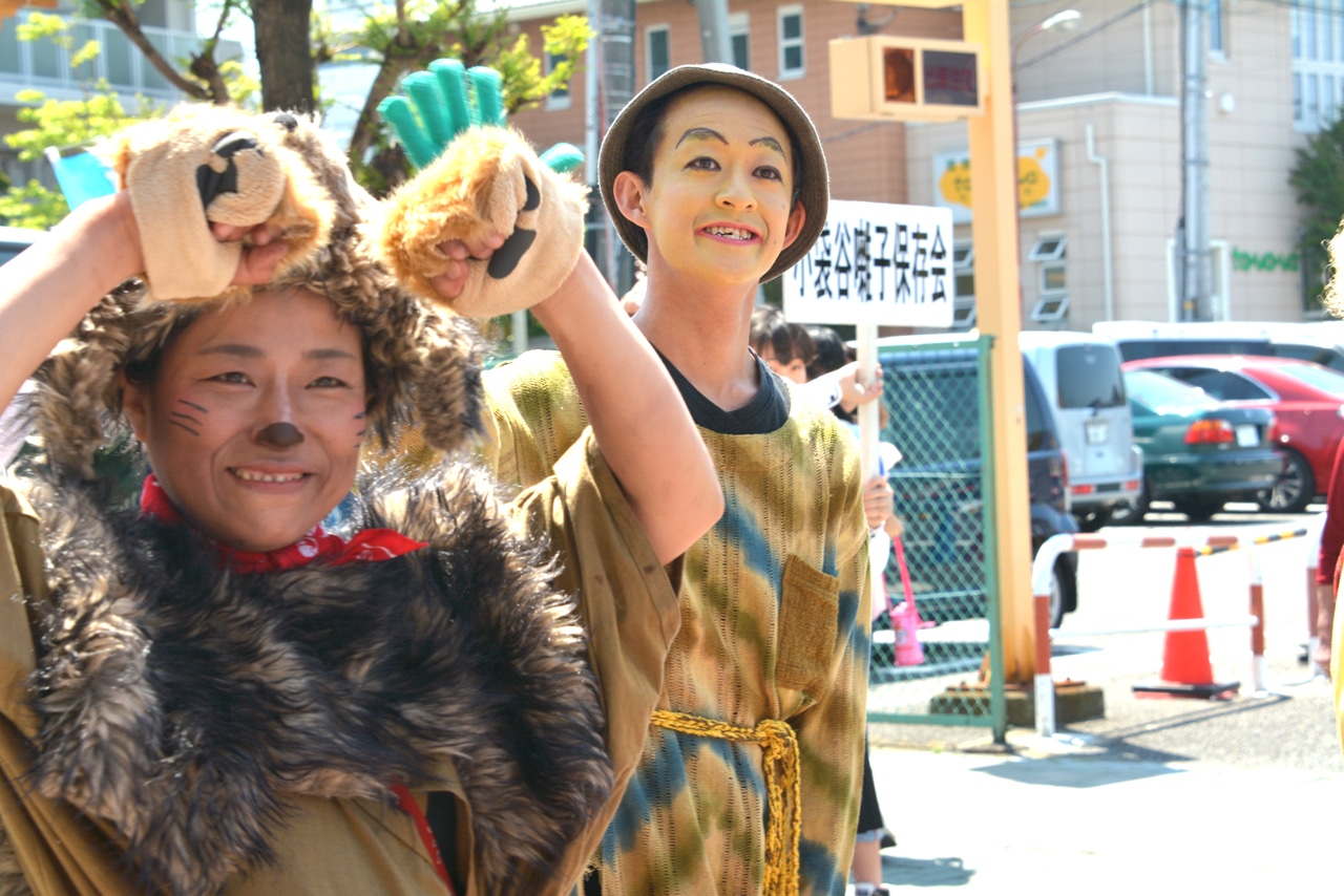 「オズの魔法使い」の仮装者たち。