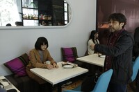 「二重生活」の撮影風景。左から門脇麦、岸善幸。(c)2015　『二重生活』フィルムパートナーズ