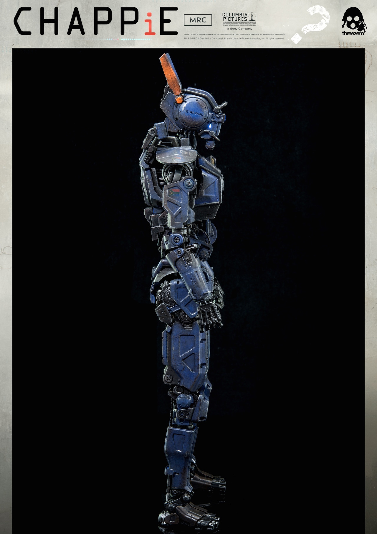 アクションフィギュア「CHAPPiE」 TM & (c) MRC II Distribution Company L.P. and Columbia Pictures Industries, Inc. All Rights Reserved.