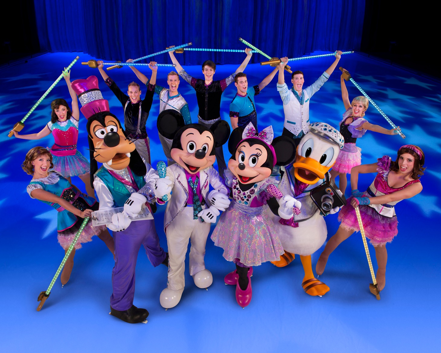 「ディズニー・オン・アイス」ステージの様子。(c)Disney