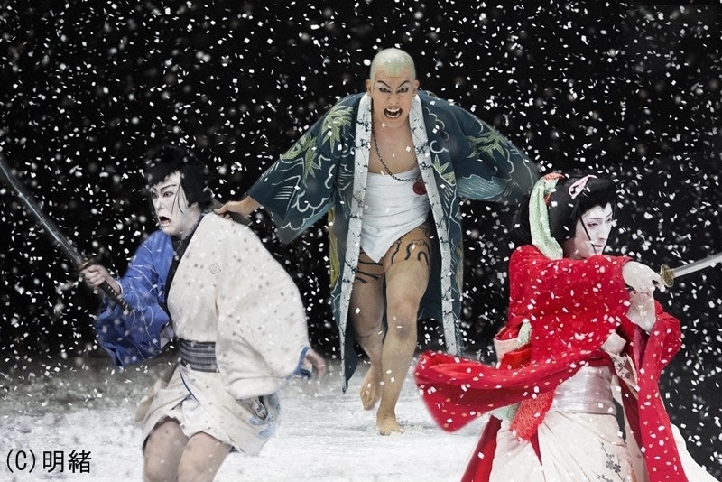 「《NEWシネマ歌舞伎》三人吉三」場面写真 (c)明緒