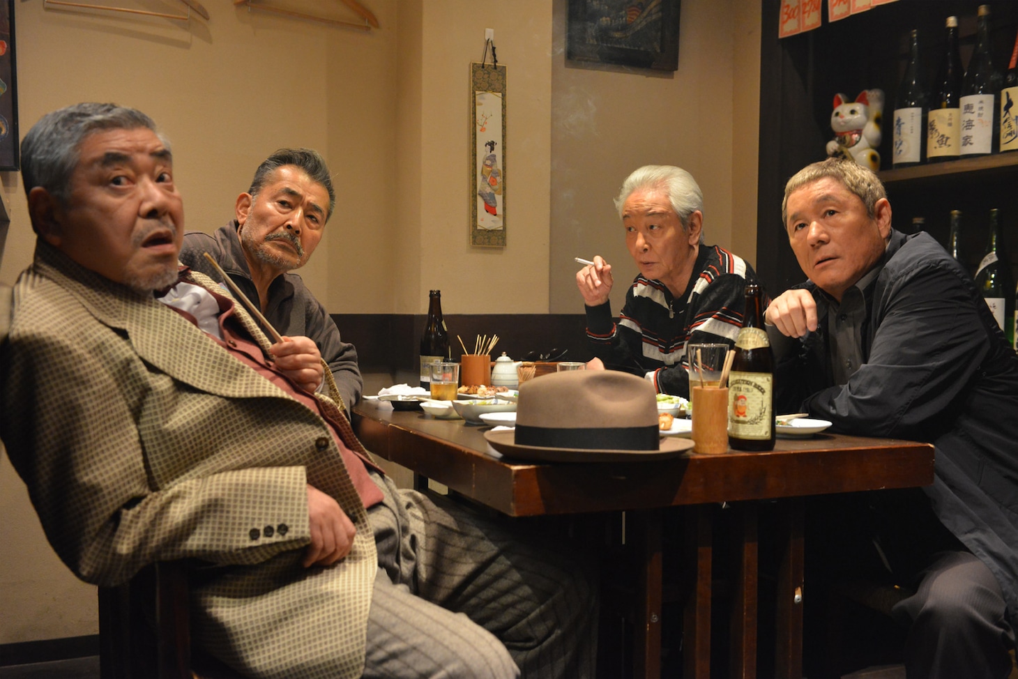 「龍三と七人の子分たち」のワンシーン。(c)2015 『龍三と七人の子分たち』 製作委員会