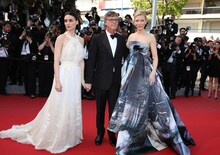 第68回カンヌ国際映画祭レッドカーペットの様子。左からルーニー・マーラ、トッド・ヘインズ、ケイト・ブランシェット。（撮影：Kazuko Wakayama）