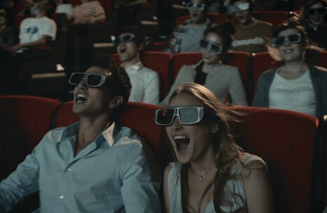 4DX鑑賞時の様子。