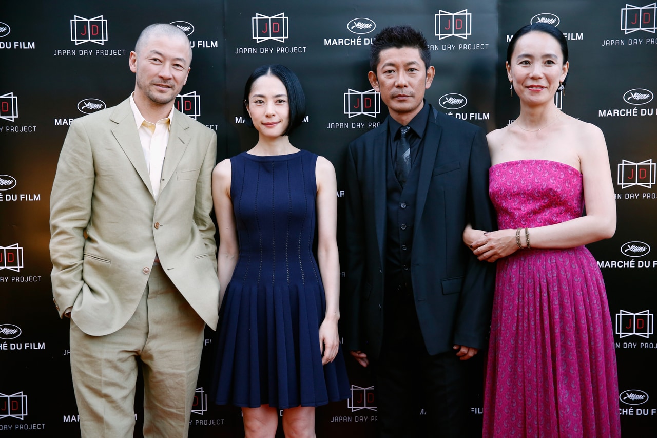左から浅野忠信、深津絵里、永瀬正敏、河瀬直美監督。(c) 2015 Getty Images for Japan Day Project