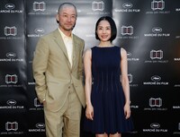 左から浅野忠信、深津絵里。(c) 2015 Getty Images for Japan Day Project