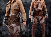 「進撃の巨人」とスバルのコラボキャンペーンにて、抽選で1名に当たる「立体機動装置＆兵団衣装」。(c)2015 映画「進撃の巨人」製作委員会 (c)諫山創/講談社